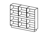 Стеллаж 210x175