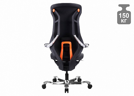 Фото Кресло эргономичное Everprof ATOM Black | АТОМ, синхромеханизм, слайдер, экокожа 4
