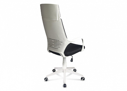 Фото Кресло компьютерное IQ WHITE | АЙКЬЮ, белый пластик, топ-ган, ткань 8